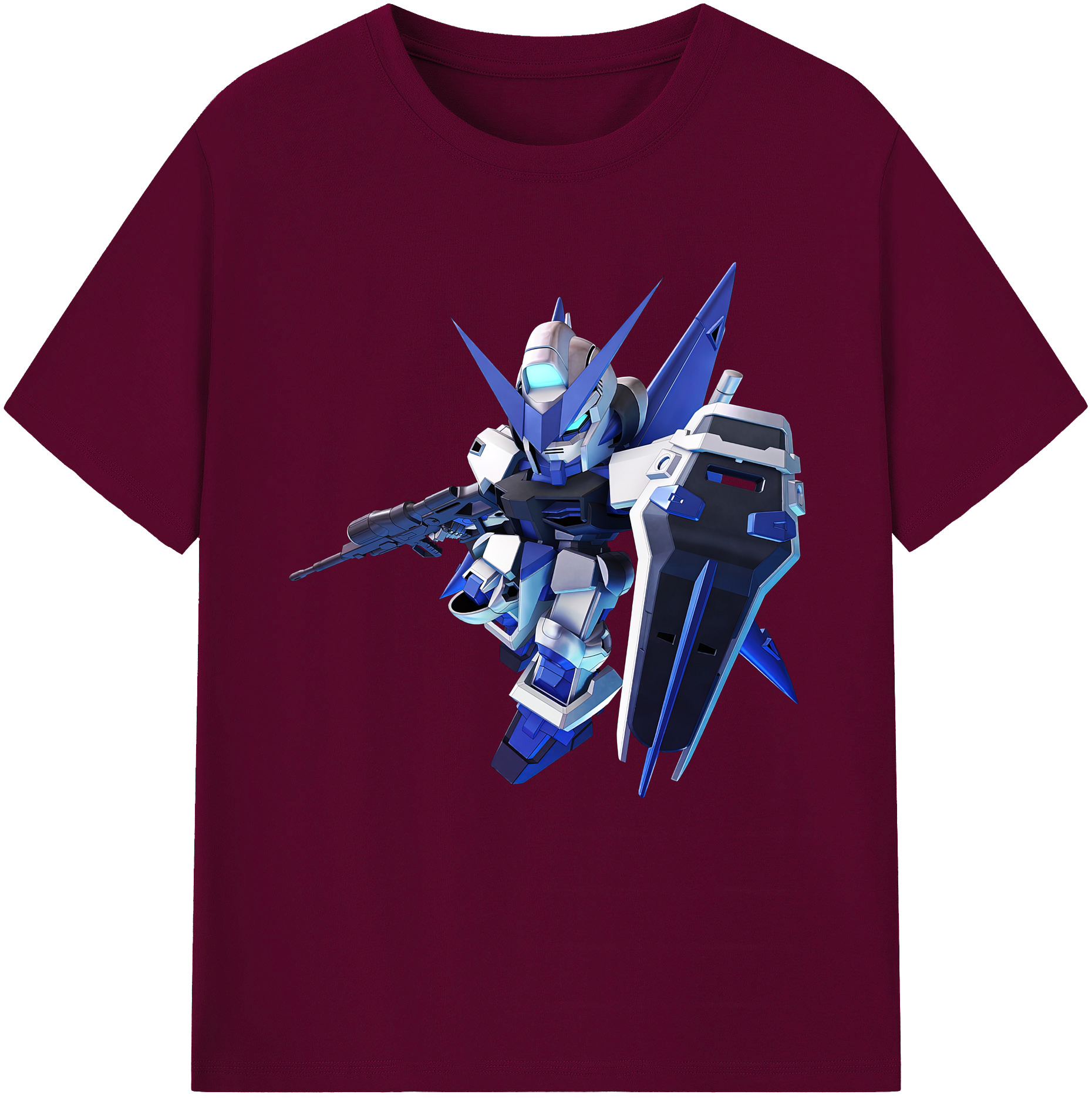 （画像用） 機動戦士ガンダム Mobile Suit Gundam レディースカジュアルプリントTシャツ（綿100％）